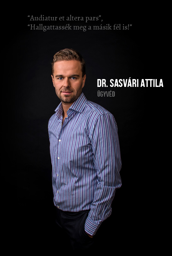 Dr. Sasvári Attila, ügyvéd